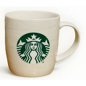Starbucks 2020 Pearl Silhouette Pattern Mug 12oz with Green Siren Logo